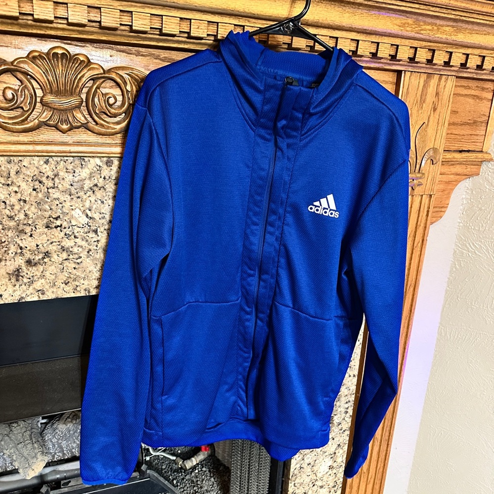 Adidas Royal Blue Zip-Up Jacket